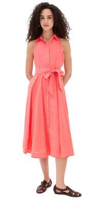 Playa Lucila Midi Shirtdress Coral XXL