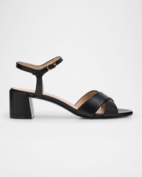 Dayna Leather Crisscross Sandals