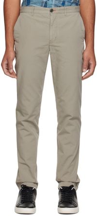 PS by Paul Smith Pantalon vert à écusson