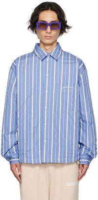JACQUEMUS Blue Le Chouchou 'La Chemise Boulanger' Shirt
