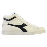 Diadora - Basket à lacets cuir game l high waxed - Taille 44 - Blanc