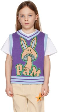 Perks and Mini Enfant | Gilet mauve exclusif à SSENSE