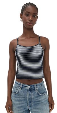 Joe's Jeans The Everyday Tank White/Navy Stripe L
