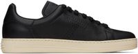 TOM FORD Black Grain Leather Warwick Sneakers