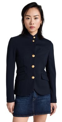 rag & bone Slade Ponte Blazer Salute 0