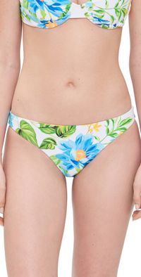 PQ Swim Basic Ruched Bikini Bottoms Bluebell S