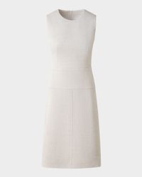 Sleeveless Paneled Double-Face Linen Dress