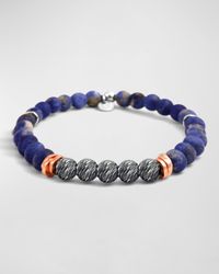 Men's Sodalite Bead Bracelet