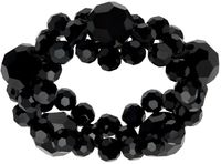 Simone Rocha Black Daisy Chain Ring
