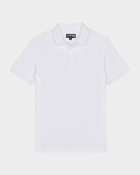 Men's Solid Terry Polo Shirt