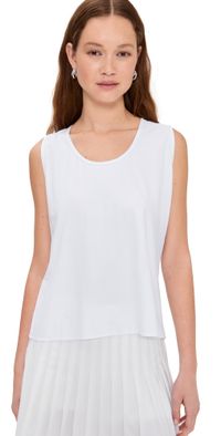 Eugenia Kim LOVE Venus Ruched Back Top Optic White XL