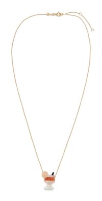 ALIITA Cocktail Necklace Yellow Gold One Size