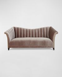 Moira Channel-Tufted Sofa 87"