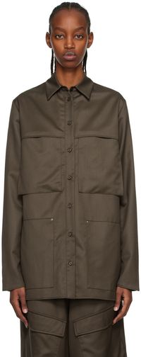 Paris Georgia Chemise Herb brune exclusive à SSENSE – Work Capsule