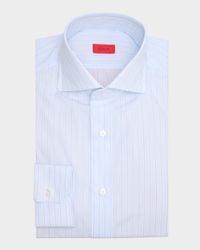 Men's Cotton Multi-Stripe Dress Shirt