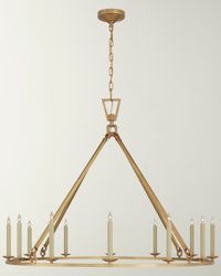 Darlana Extra Large Single Ring Chandelier By Chapman & Myers
