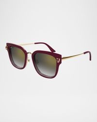 Round Acetate Sunglasses