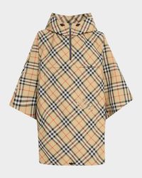 St. Cady Packaway Check Twill Cape