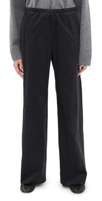 Vince Mid Rise Pull On Corduroy Pants Graphite XL