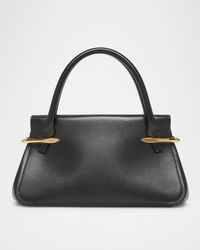 Pinch Mini Shoulder Bag in Smooth Leather