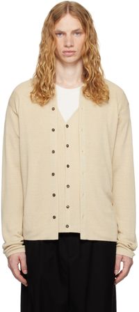 The Row Beige Lorde Cardigan