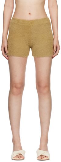 JACQUEMUS Tan Le Papier 'Le Short Neve' Shorts