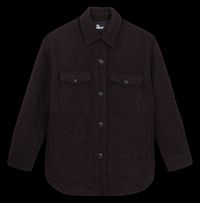 The Kooples - Surchemise col classique en tweed - Taille 3 - Prune