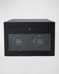 British Racing Double Watch Winder with Storage