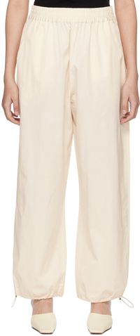 Studio Nicholson Off-White Gia Trousers