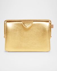Carrington Deerskin Box Clutch Bag