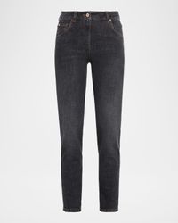 High Rise Skinny-Leg Jeans