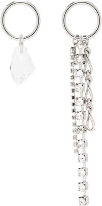 Justine Clenquet Silver Ewan Earrings