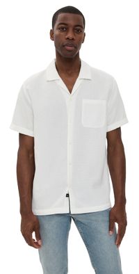 RAILS Haney Camp Shirt White S