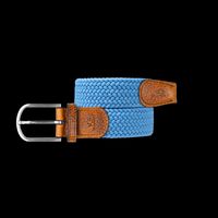 Billybelt - Ceinture tressée élastique unie - Taille 110 - Bleu