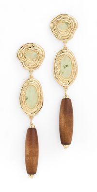 Mignonne Gavigan Savanna Earrings Green One Size