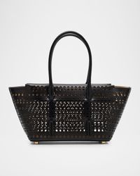 Neo Mina 20 Perforated Leather Top-Handle Bag