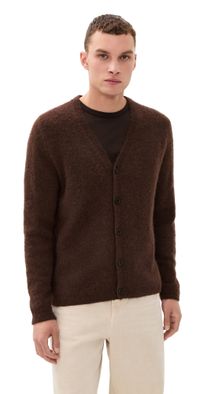 Knickerbocker Amos Alpaca Cardigan Brown XL
