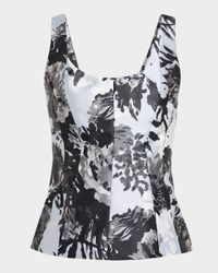 Corset Seamed Tank Top