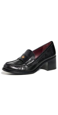 Tory Burch Classic Heeled Loafers 55mm Perfect Black 10