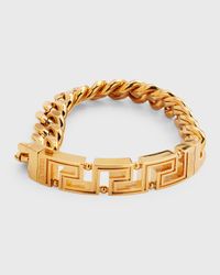 Men's Greca Chain Bracelet