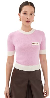 Marni Round Neck Sweater Pink Gummy 38