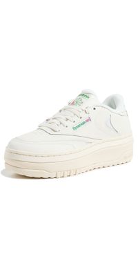 Reebok Club C Extra Sneakers Chalk/Chalk/Glen Green 5