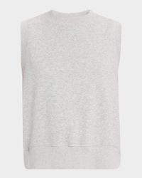 Sleeveless Crewneck Sweatshirt