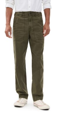 Alex Mill Herringbone Field Pant Deep Moss 32