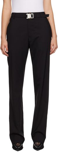 1017 ALYX 9SM Pantalon noir à boucle rapide