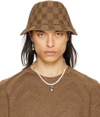 Isa Boulder SSENSE Exclusive Brown Bucket Hat