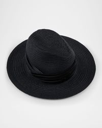 Courtney Hemp Straw Fedora Hat