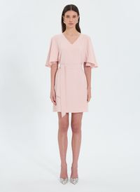 Zapa - Robe courte Col V - Taille 46 - Beige