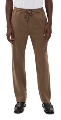 Marine Layer Saturday Twill Relaxed Fit Pants 32 Brown S
