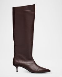 Sebastian Leather Knee-High Boots